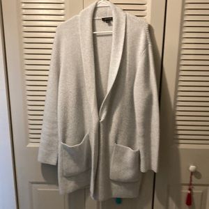 Ann Taylor Grey Sweater Jacket.